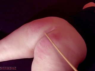 Redhead Curvy Teen gets Herr Ass Caned, adult clip 55