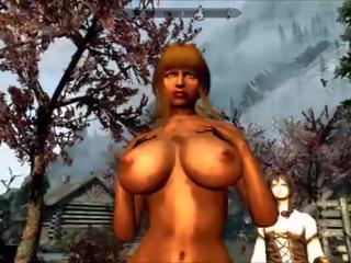 Voluptuous GAMER Cassandra Sexy BattleMage Build Trailer with HDT PhysicsXXX